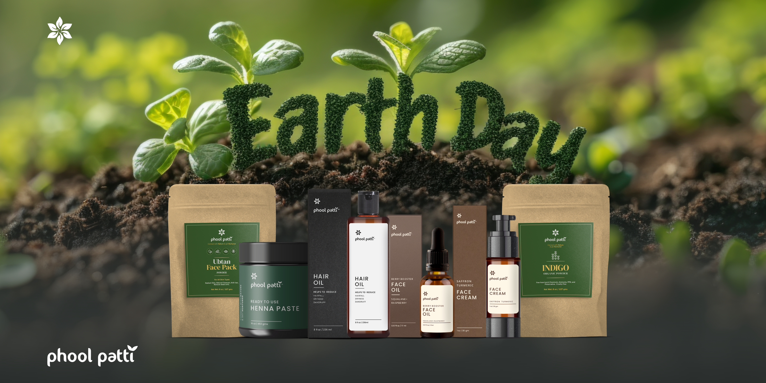 🌍 Honoring Earth Day with Phool Patti: Beauty Rooted in Nature