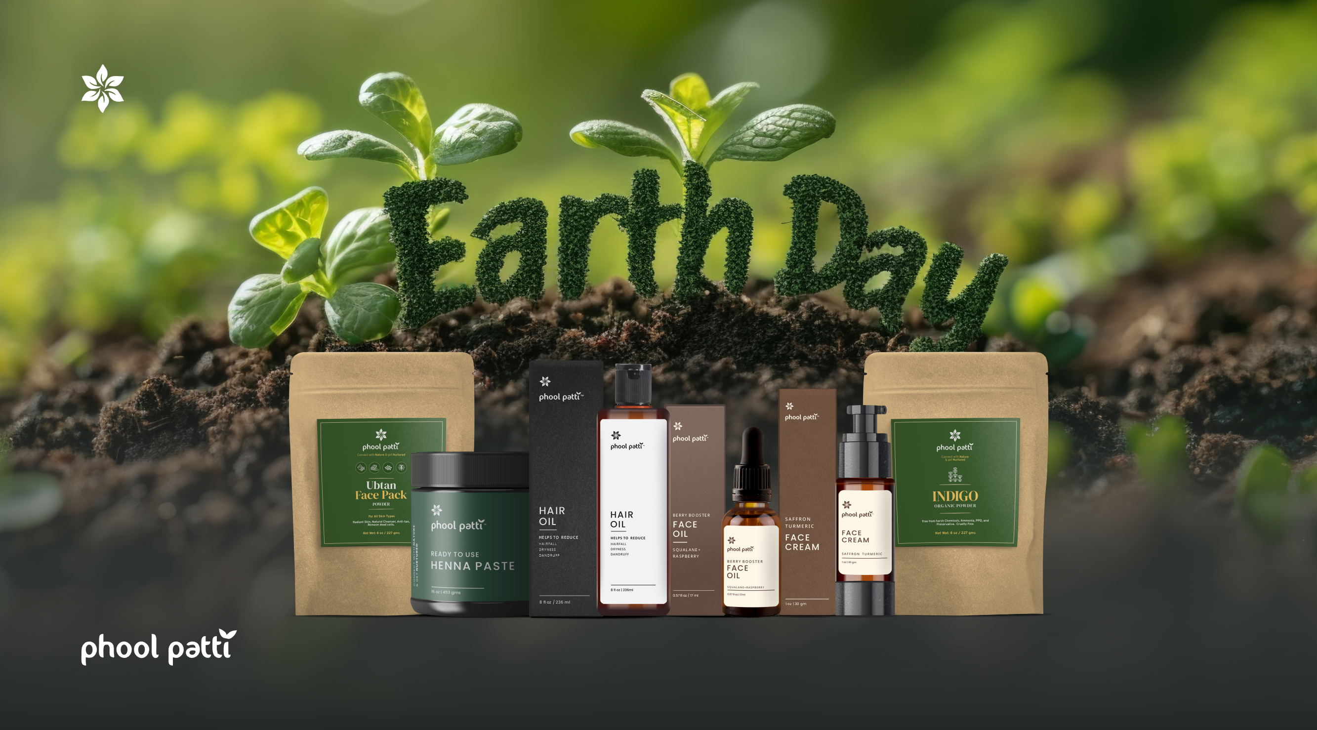 🌍 Honoring Earth Day with Phool Patti: Beauty Rooted in Nature